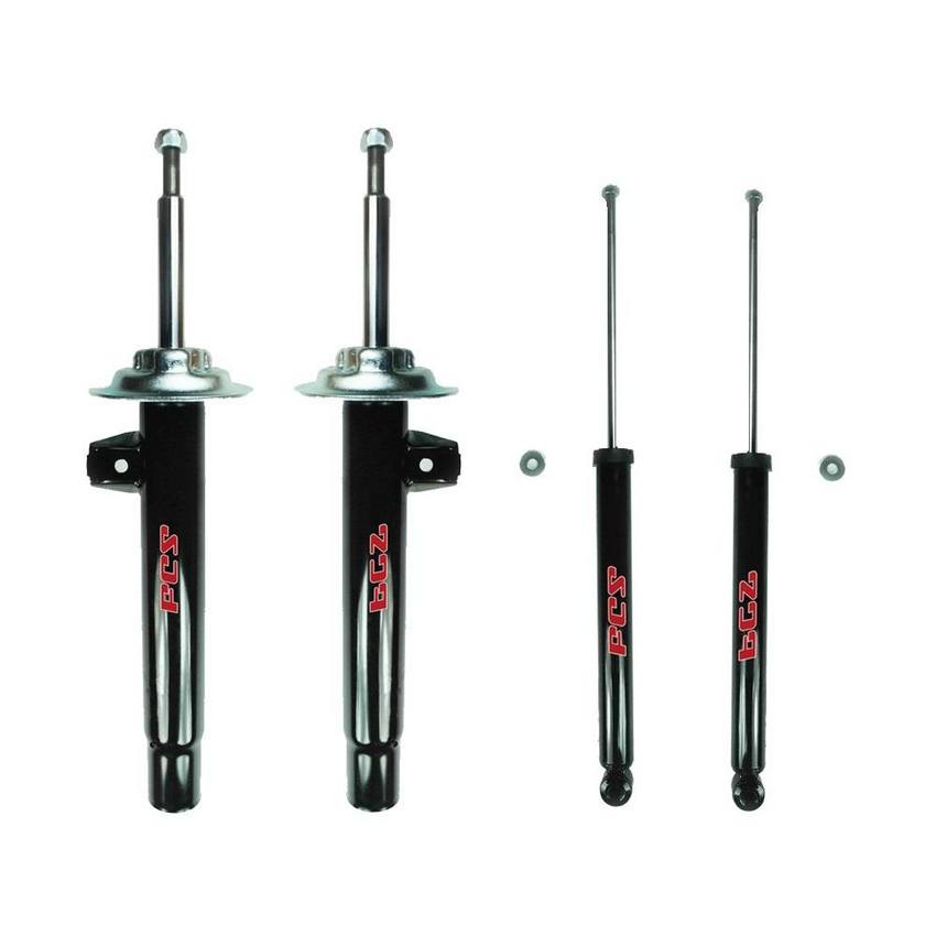 BMW Suspension Strut and Shock Absorber Assembly Kit - Front and Rear (with Sport Suspension) - Aftermarket 3991545KIT